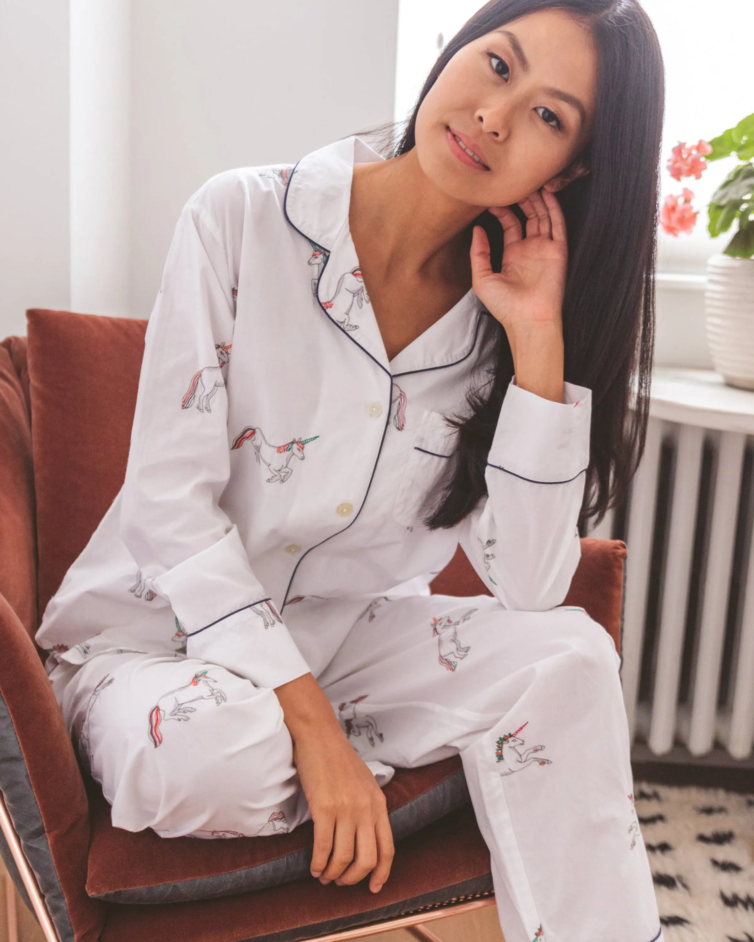 Women Printfresh Embroidered Unicorn