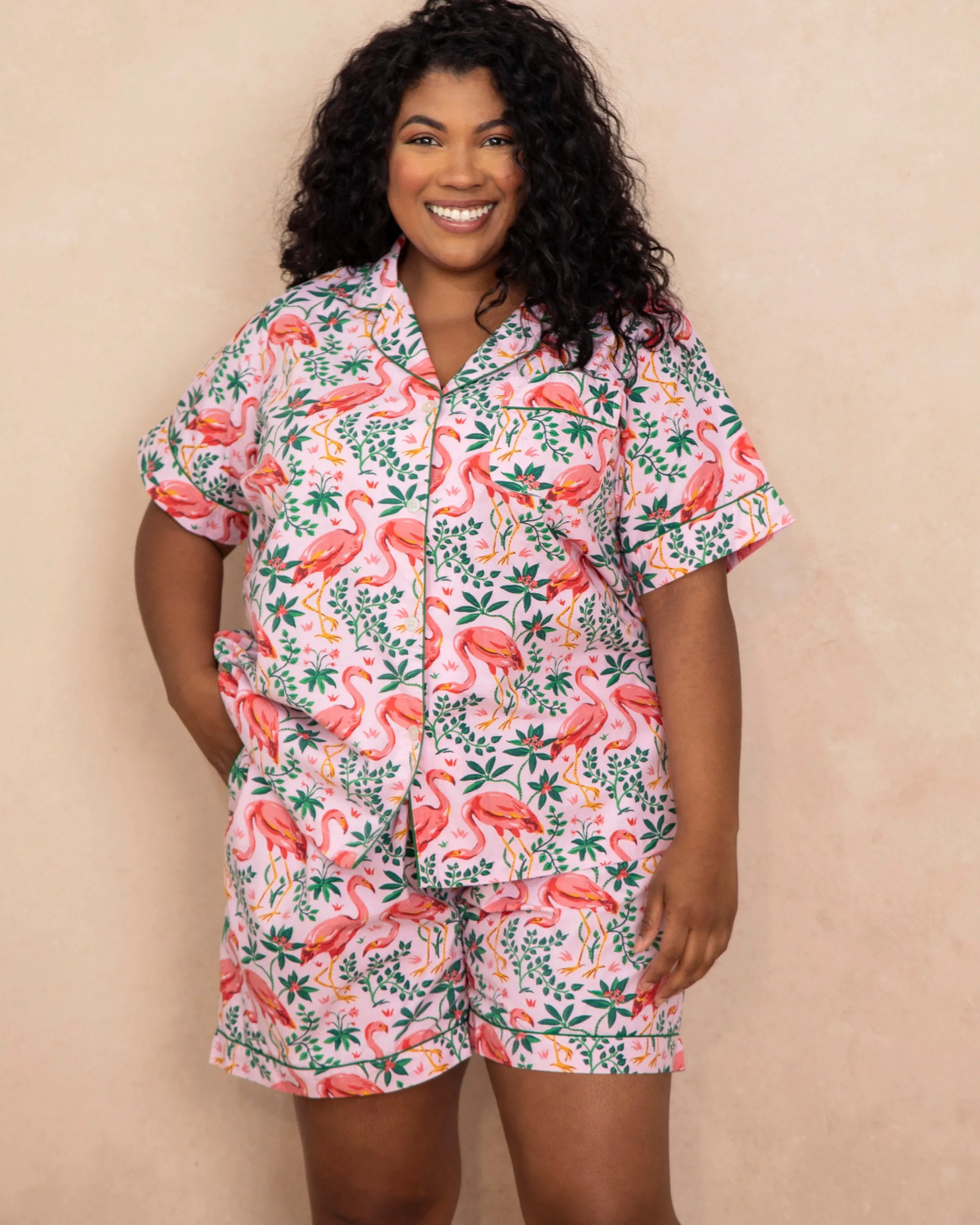 Women Printfresh Flock Of Flamingos