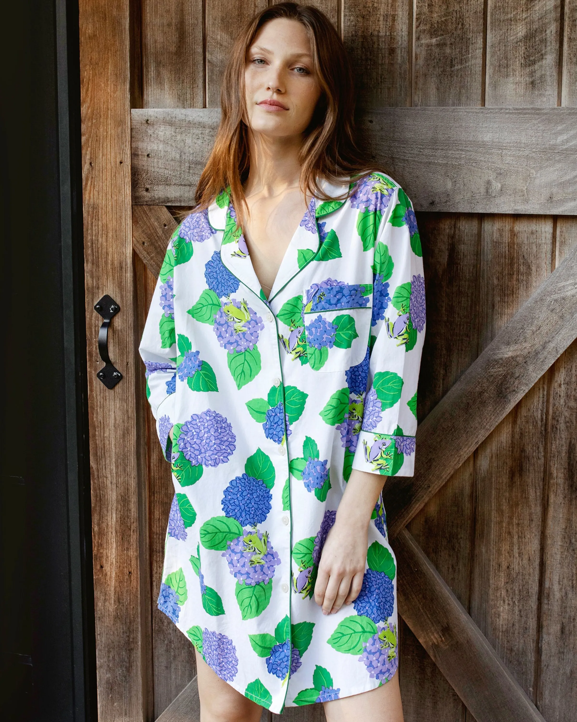 Women Printfresh Hydrangea Hideaway
