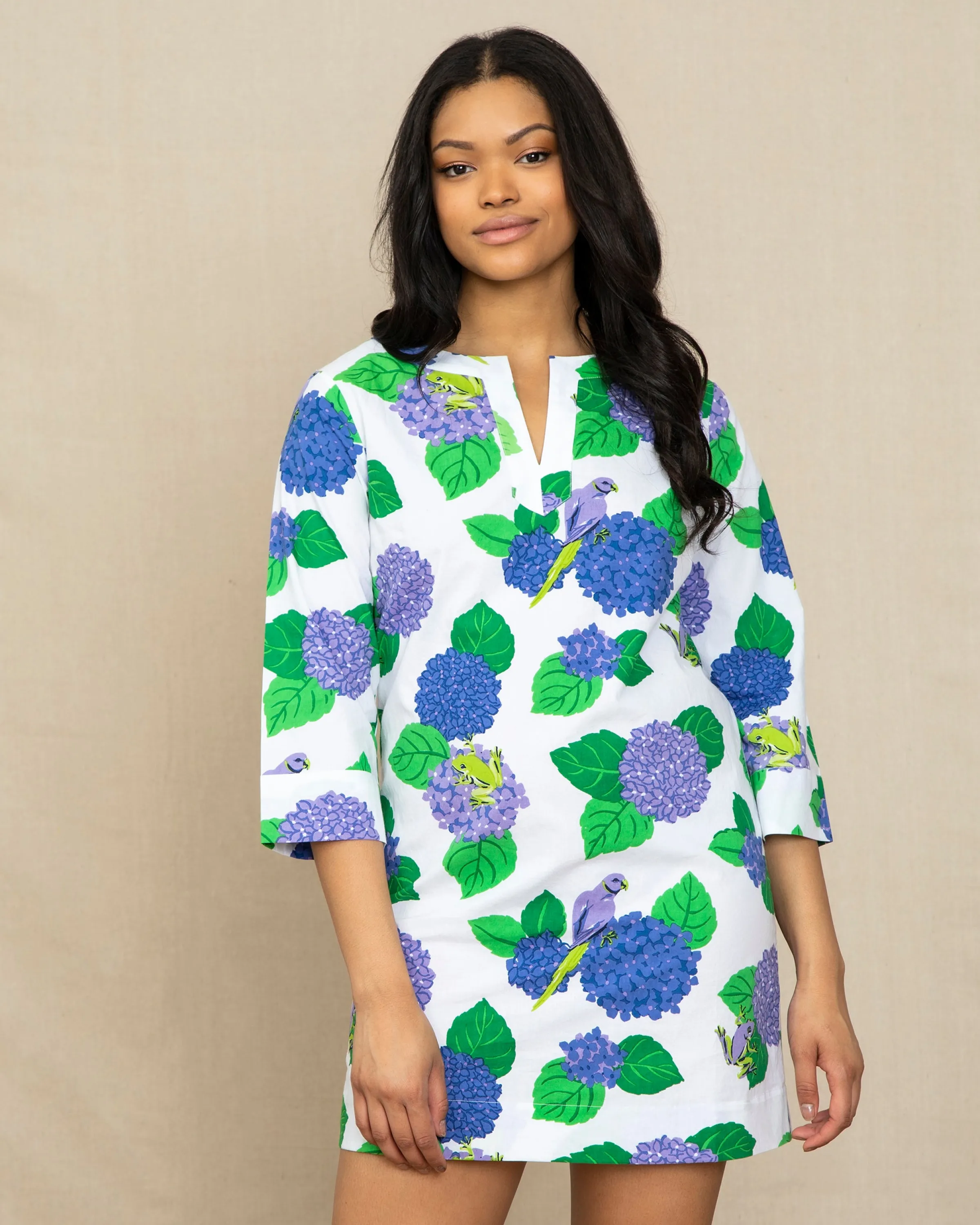 Women Printfresh Hydrangea Hideaway