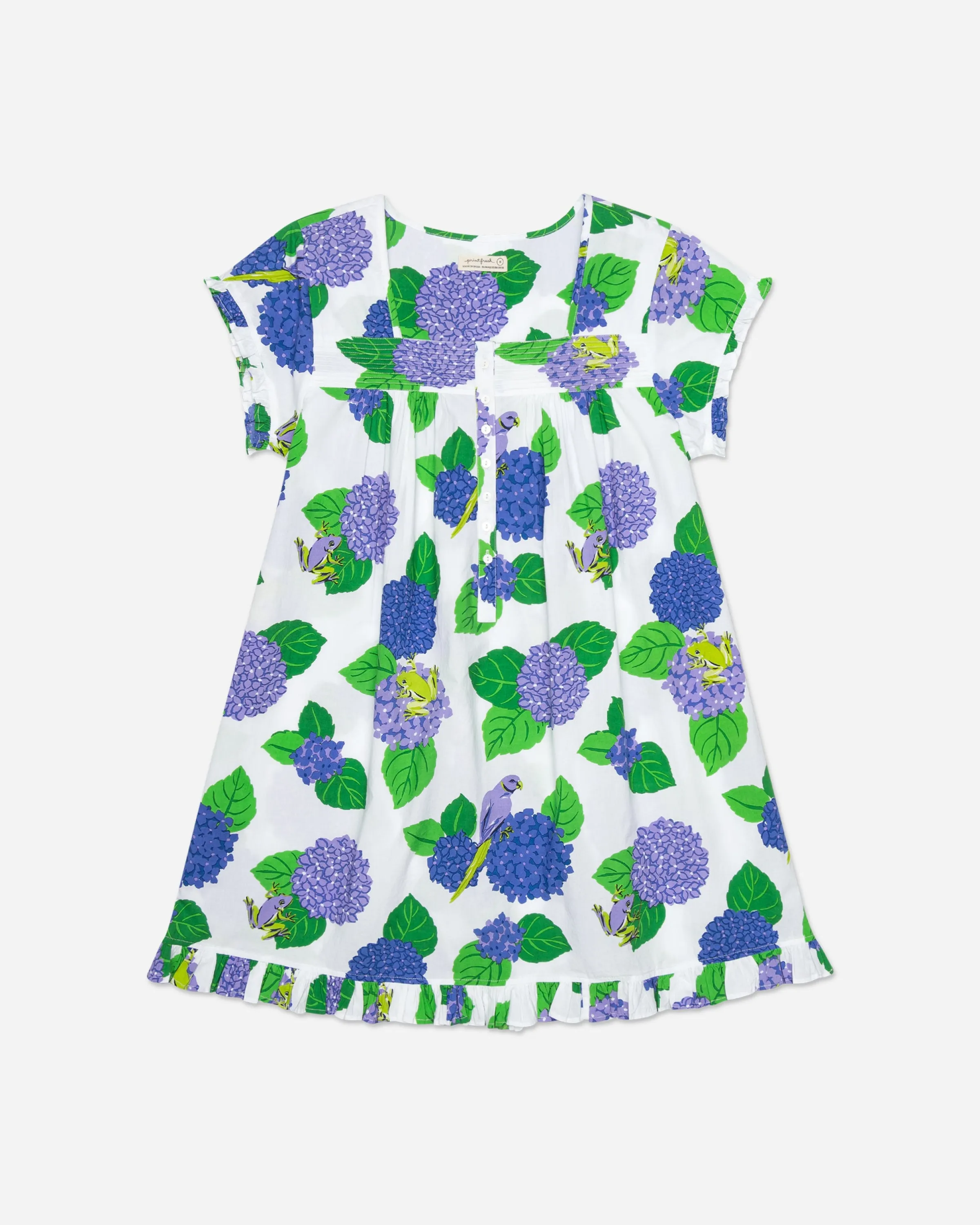 Women Printfresh Hydrangea Hideaway